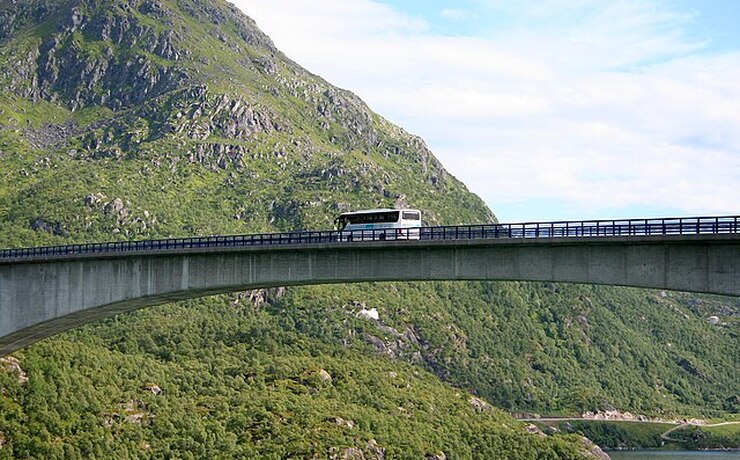 Buss i Nordland