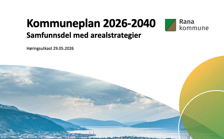 skjermbilde av høringsutkast kommuneplan 