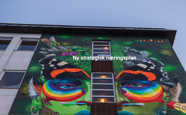 street art i Mo i Rana sentrum 